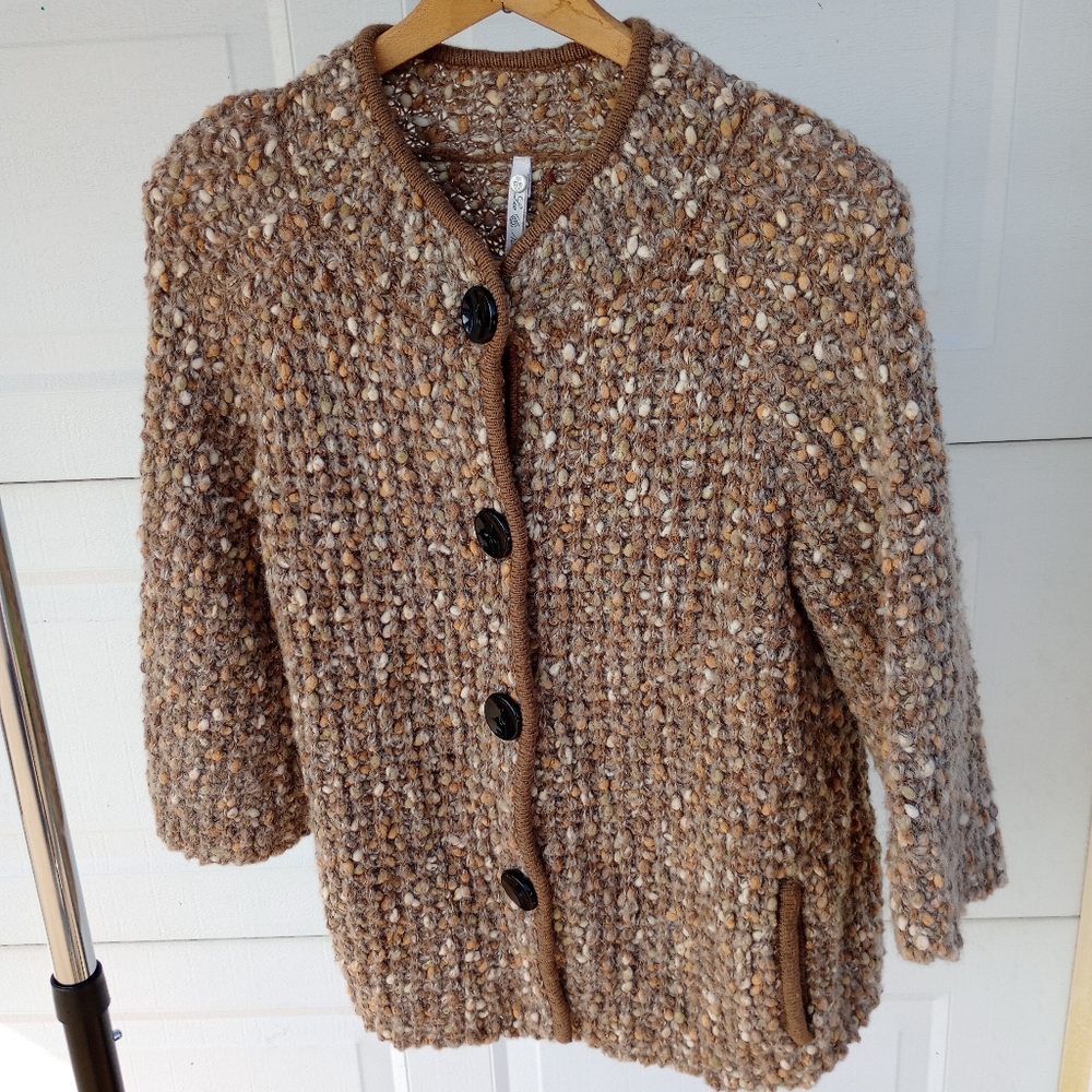 Leo & Nicole Brown Teddy Jacket Cozy Warmth